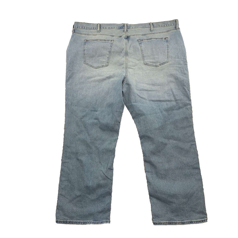 Old Navy Straight Buil In Flex Jeans Size 48 Blue NEW 30" Inseam Denim O26